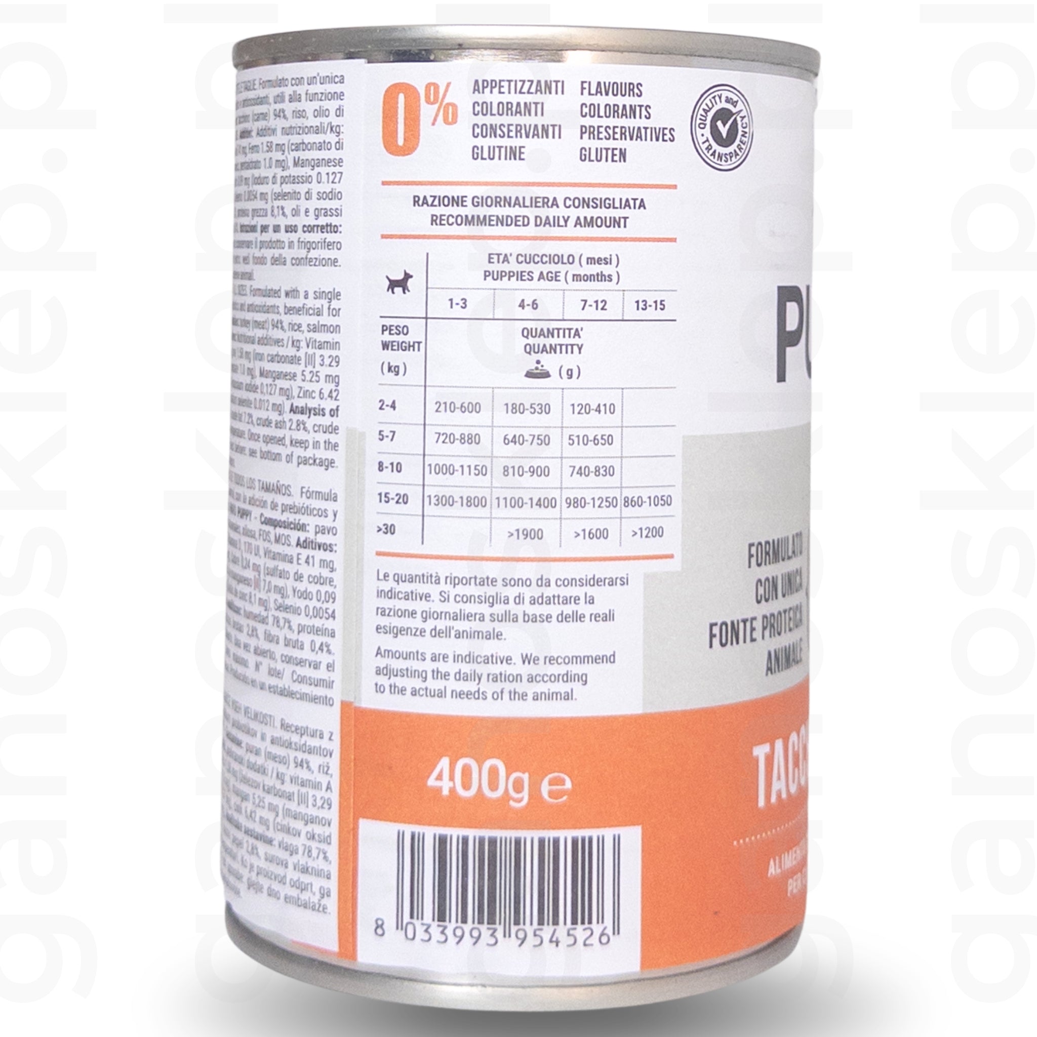Dla szczeniąt DISUGUAL Puppy – Indyk (150g, 400g)