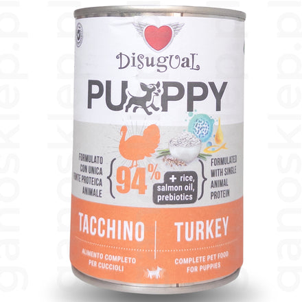 Dla szczeniąt DISUGUAL Puppy – Indyk (150g, 400g)