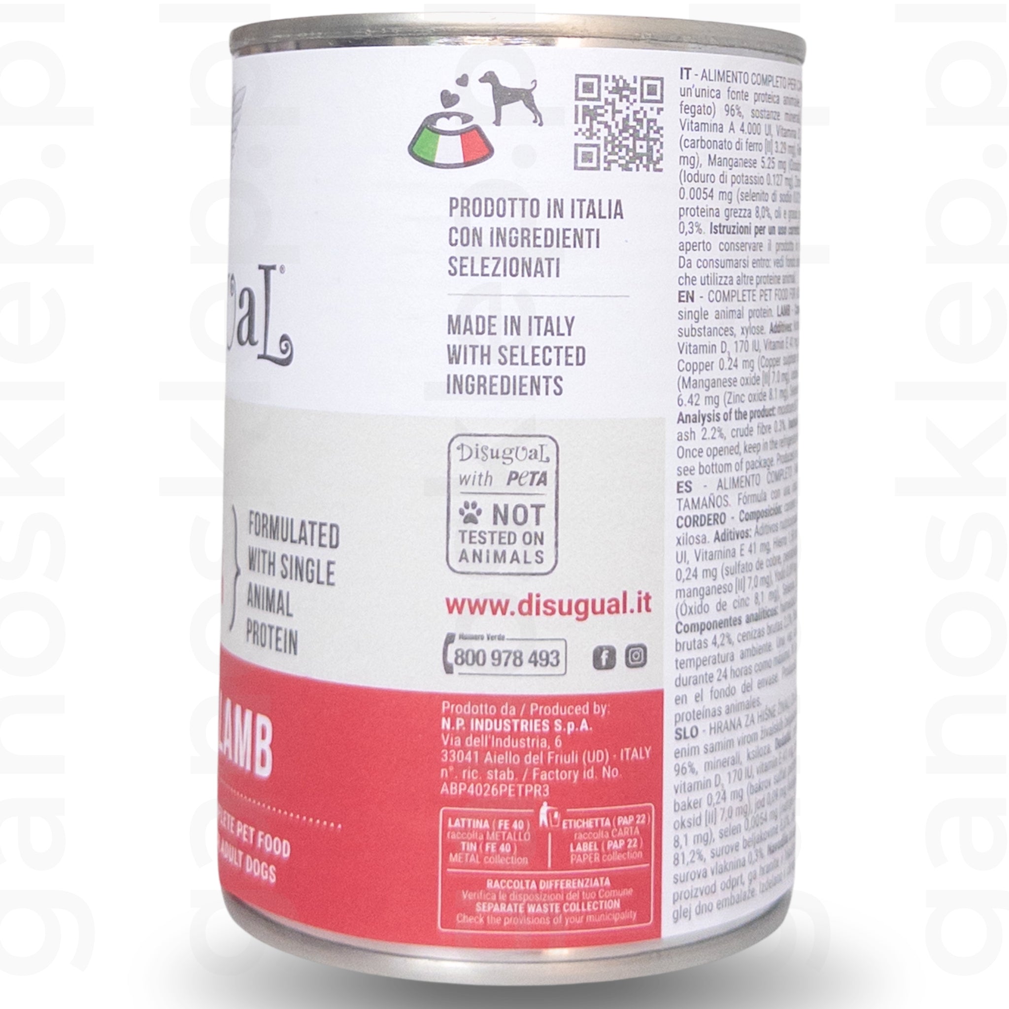 DISUGUAL Monoprotein – Jagnięcina (150g, 400g)