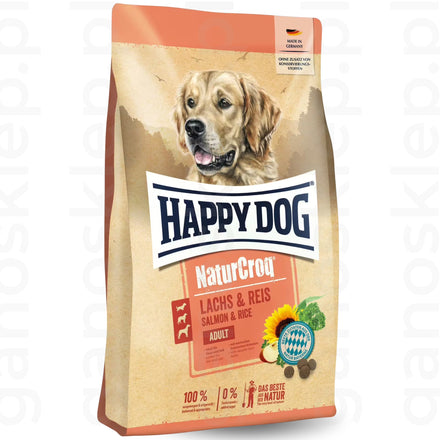 HAPPY DOG NaturCroq Łosoś z Ryżem (11kg)