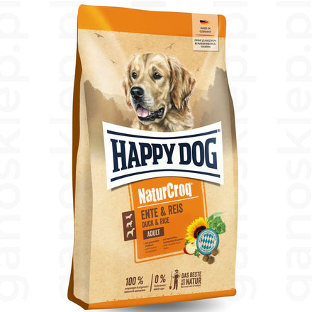 HAPPY DOG NaturCroq Kaczka z ryżem (11kg)