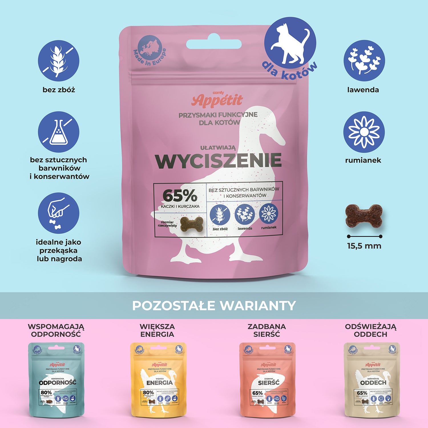 Comfy appetit – kot ułatwiają wyciszenie (70g)