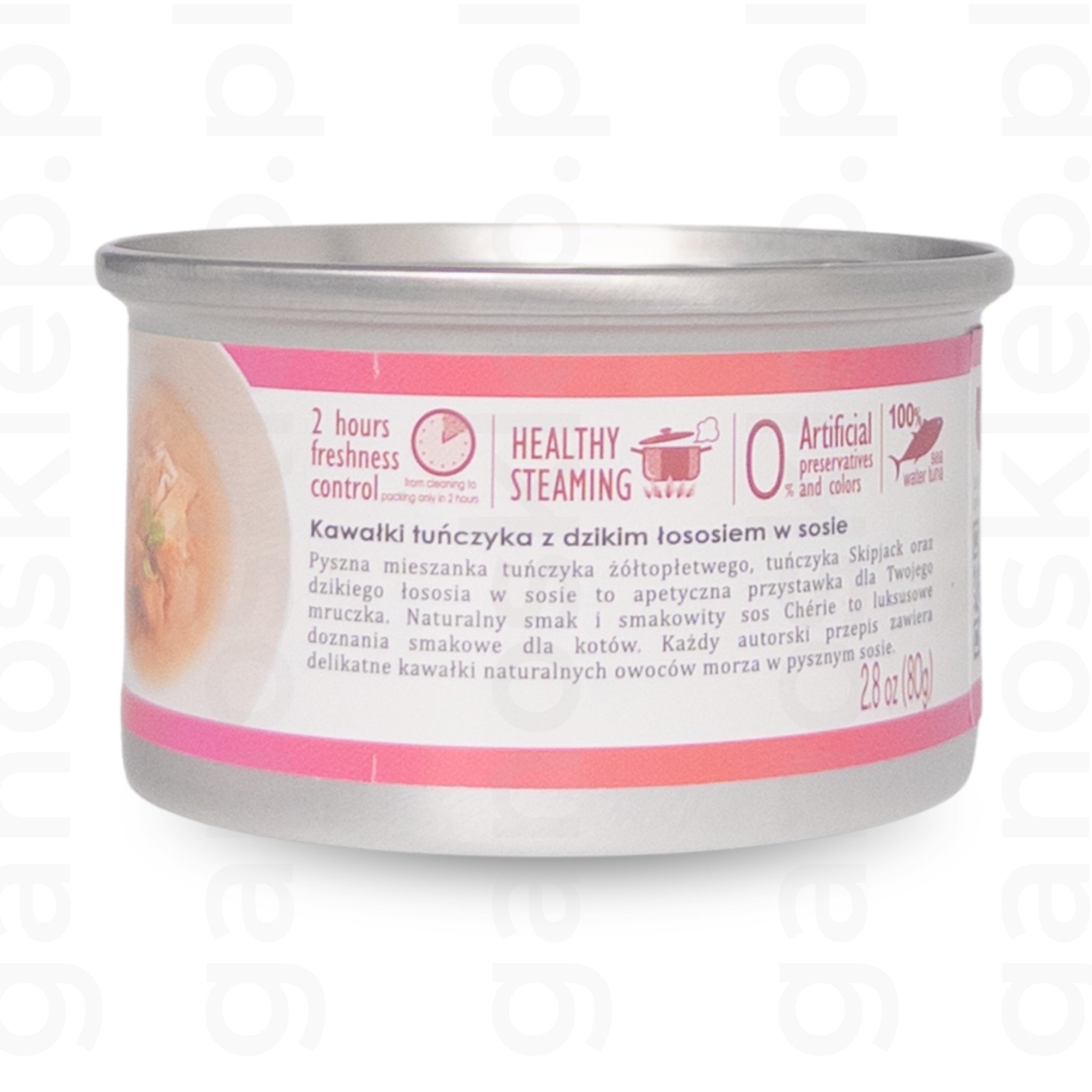 Cherie real meat Mieszanka tuńczyka i łososia (80g)