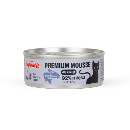 Comfy Appetit Premium Mousse Kitten pstrąg (85g)