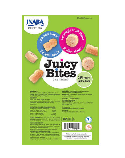 INABA Juicy Bites Domowy Rosół & Kalmary (33,9g)