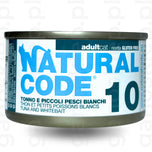 NATURAL CODE Cat 10 – tuńczyk i młode ryby (85g) mokra karma dla kota