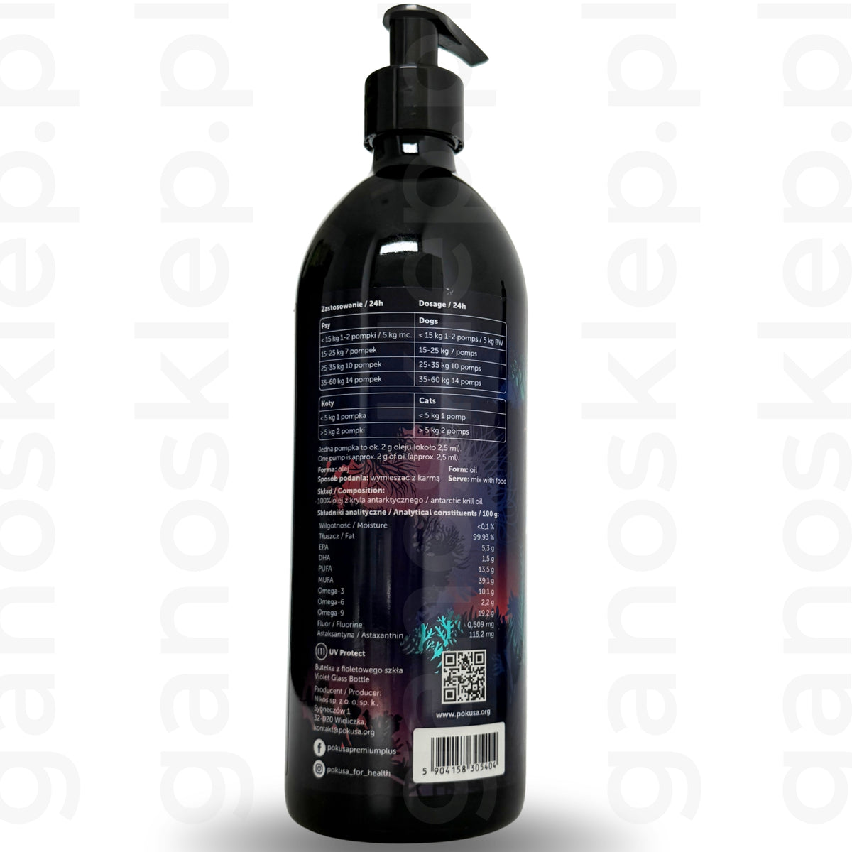 POKUSA Olej z Kryla Antarktycznego (100ml, 250ml, 500ml)