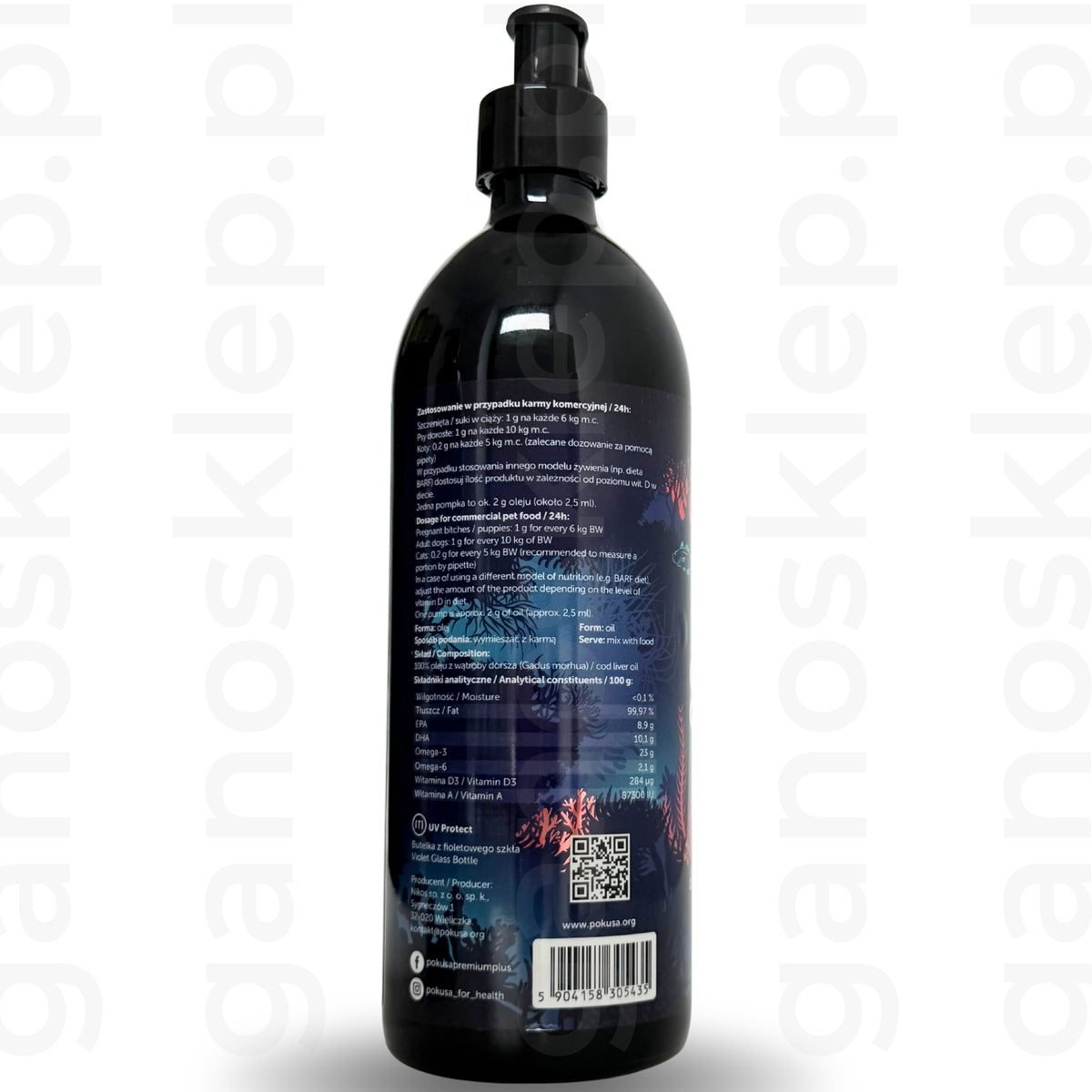 POKUSA Olej z Wątroby Dorsza (100ml, 250ml, 500ml)