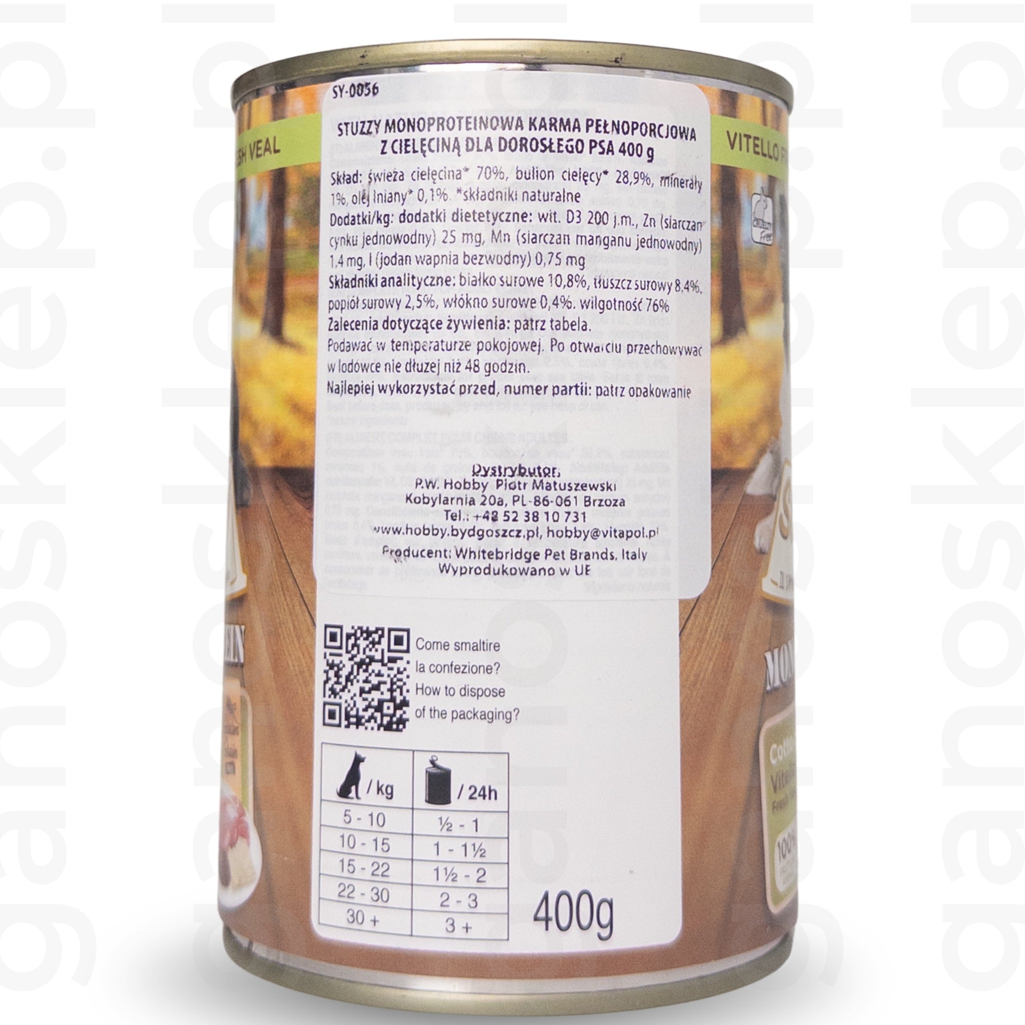 Stuzzy Monoprotein – Cielęcina (400g)