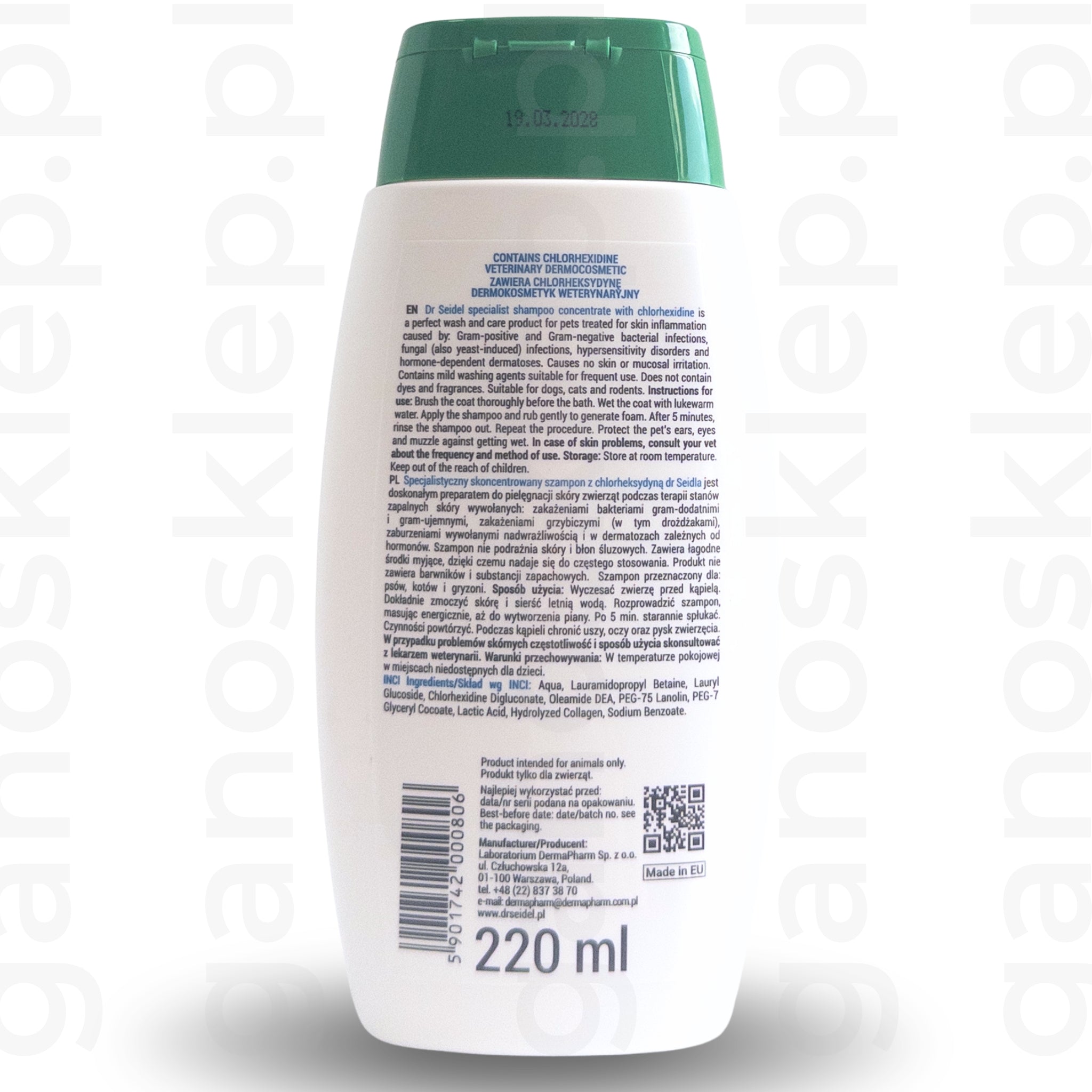 Dr Seidel szampon Chlorheksydyna (220ml)
