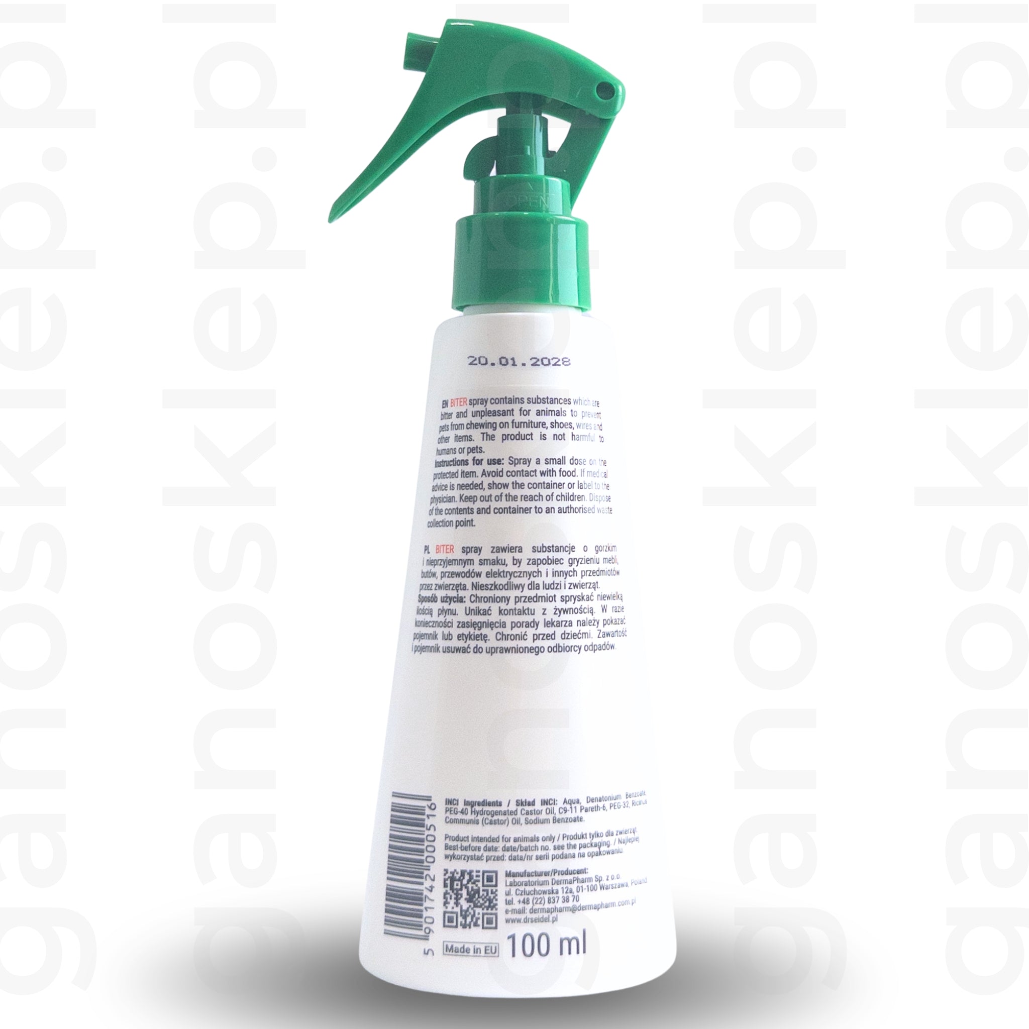 DR SEIDEL Biter płyn przeciwko obgryzaniu przedmiotów przez zwierzęta (100ml)
