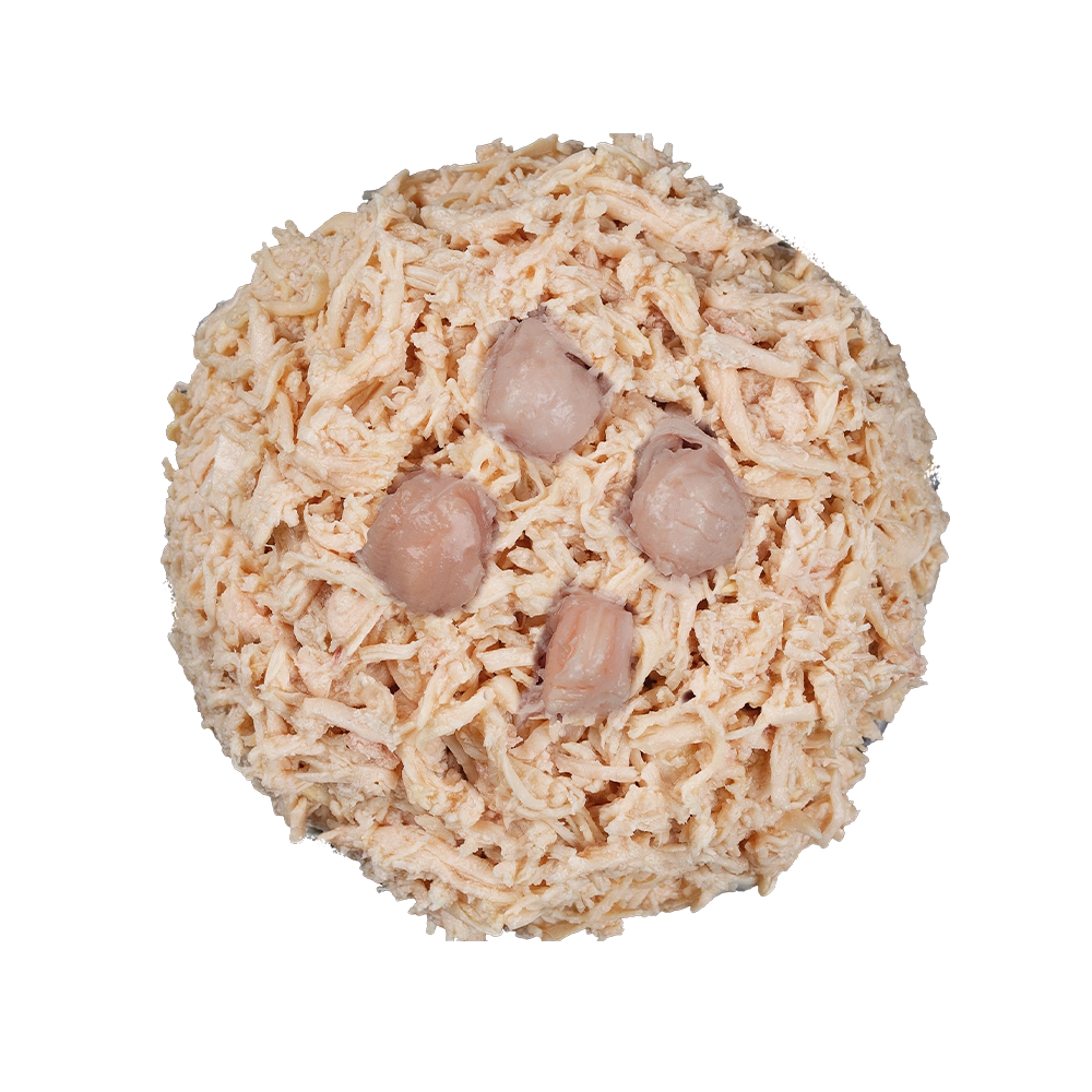 Kurczak z kalmarami w bulionie (80g)