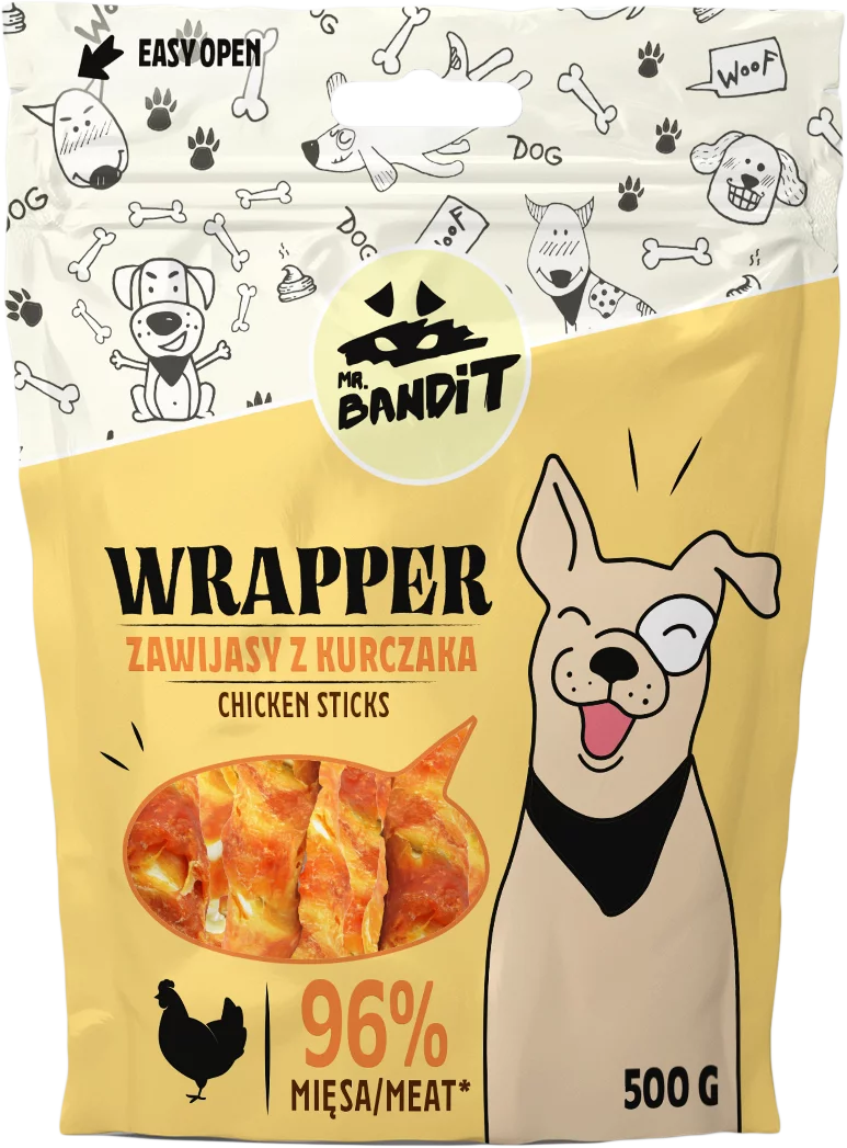 Mr.Bandit WRAPPER – Zawijas z kurczaka (500g)