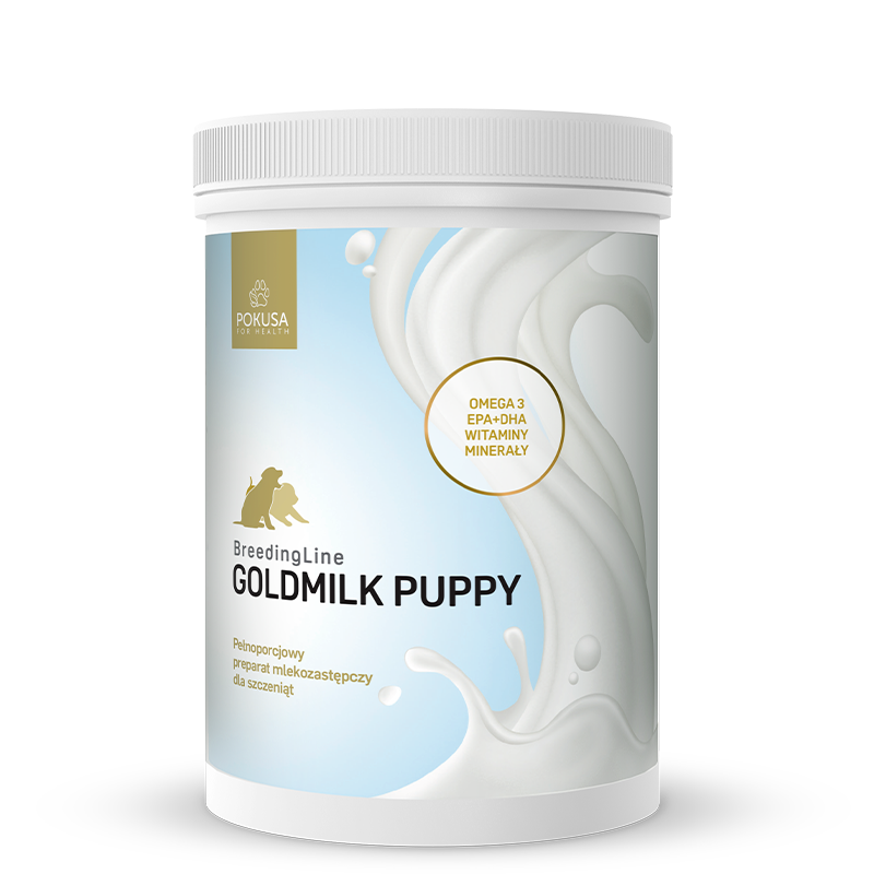 POKUSA BreedingLine GoldMilk Puppy – mlekozastępczy preparat dla szczeniąt (500g)