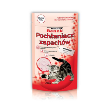 Super Benek Pochłaniacz zapachu Silca gel (Owocowy) (200g)