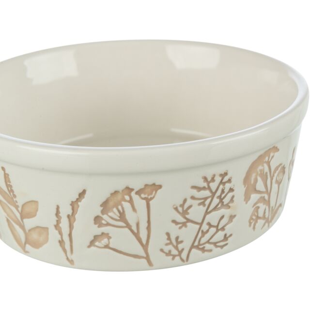 TRIXIE Miska ceramiczna dla psa – wzór roślinny
