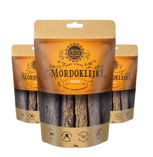Trzypsy Mordoklejki z kozy (70g)