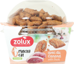 Zolux Crunchy Cat – kaczka (80 g)
