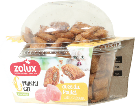 Zolux Crunchy Cat – kurczak (80 g)