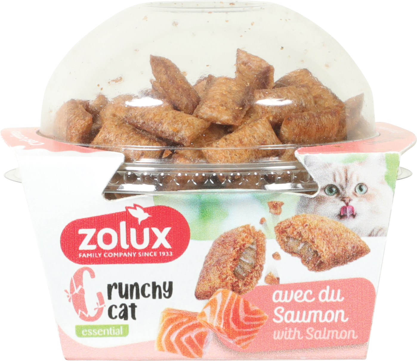 Zolux Crunchy Cat – łosoś (80 g)