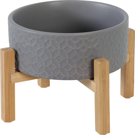 ZOLUX Miska ceramiczna na stojaku dla psa – szara