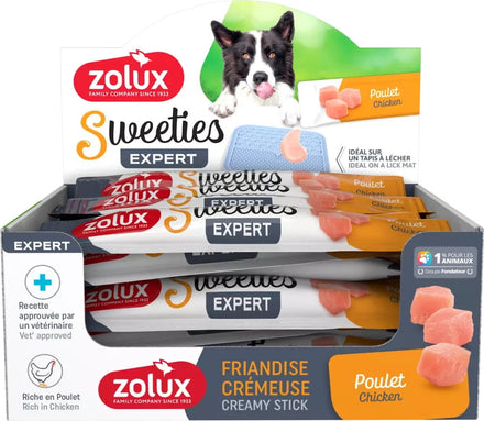Zolux przysmak kremowy dla psa sweeties kurczak (14 g)