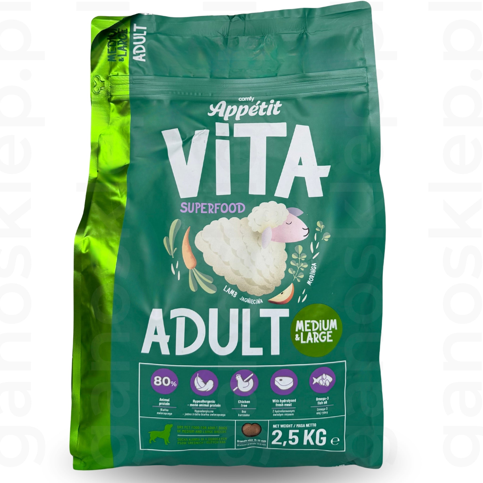 Comfy Appetit Vita – Jagnięcina (Średnie i duże rasy)