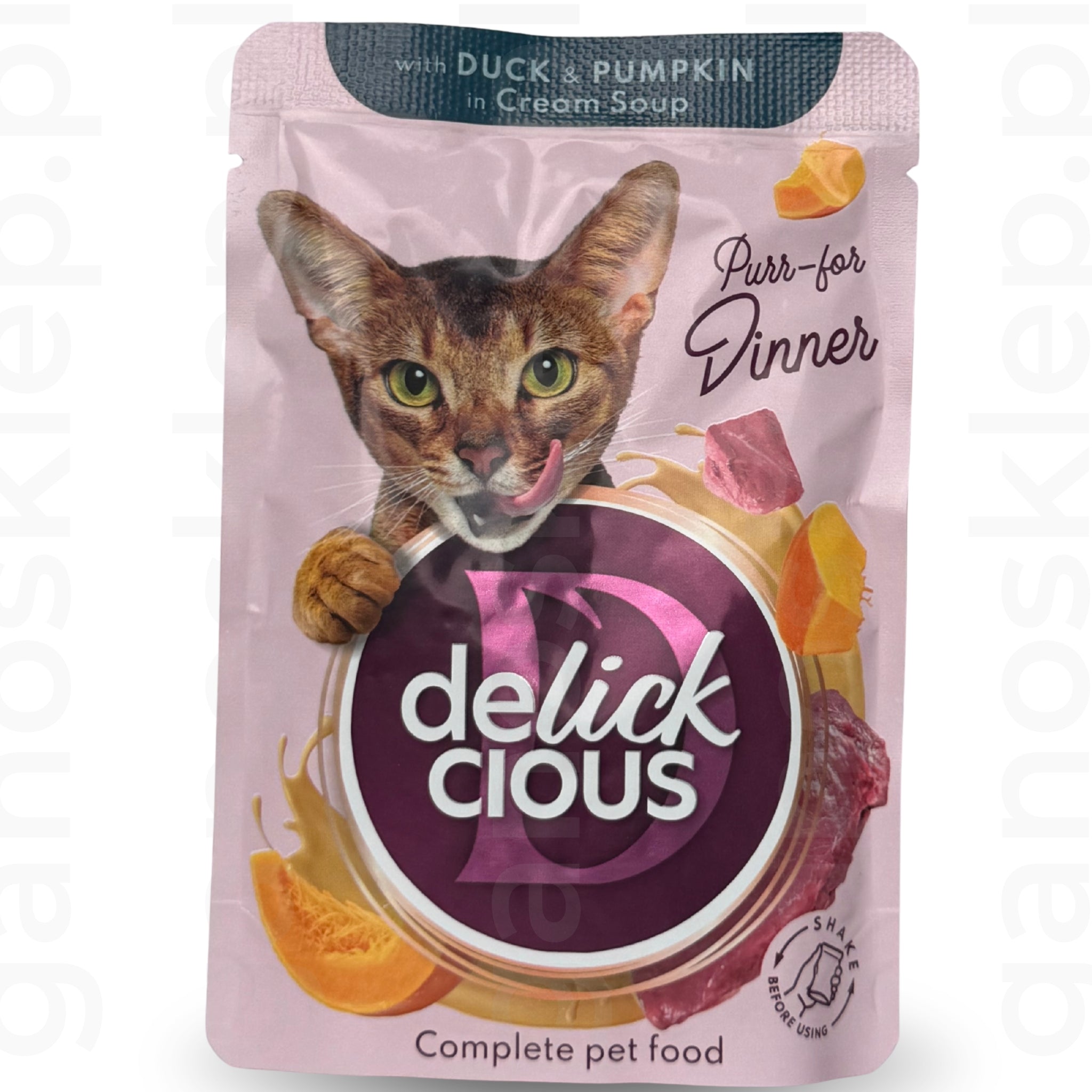 Delickcious Paski z kaczką i dynią w zupie krem (85g)