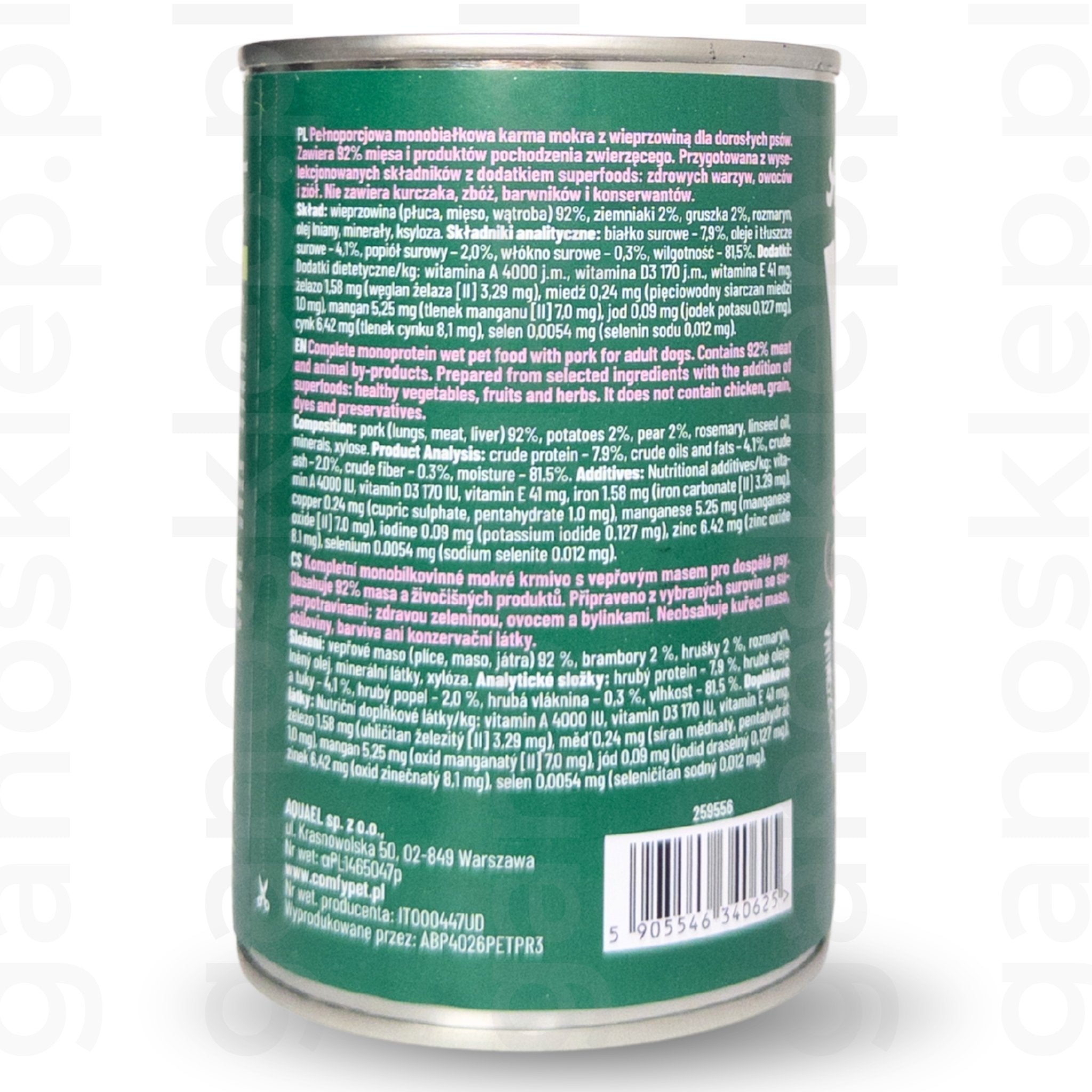 Comfy Appetit Vita Superfood – Wieprzowina (400g)