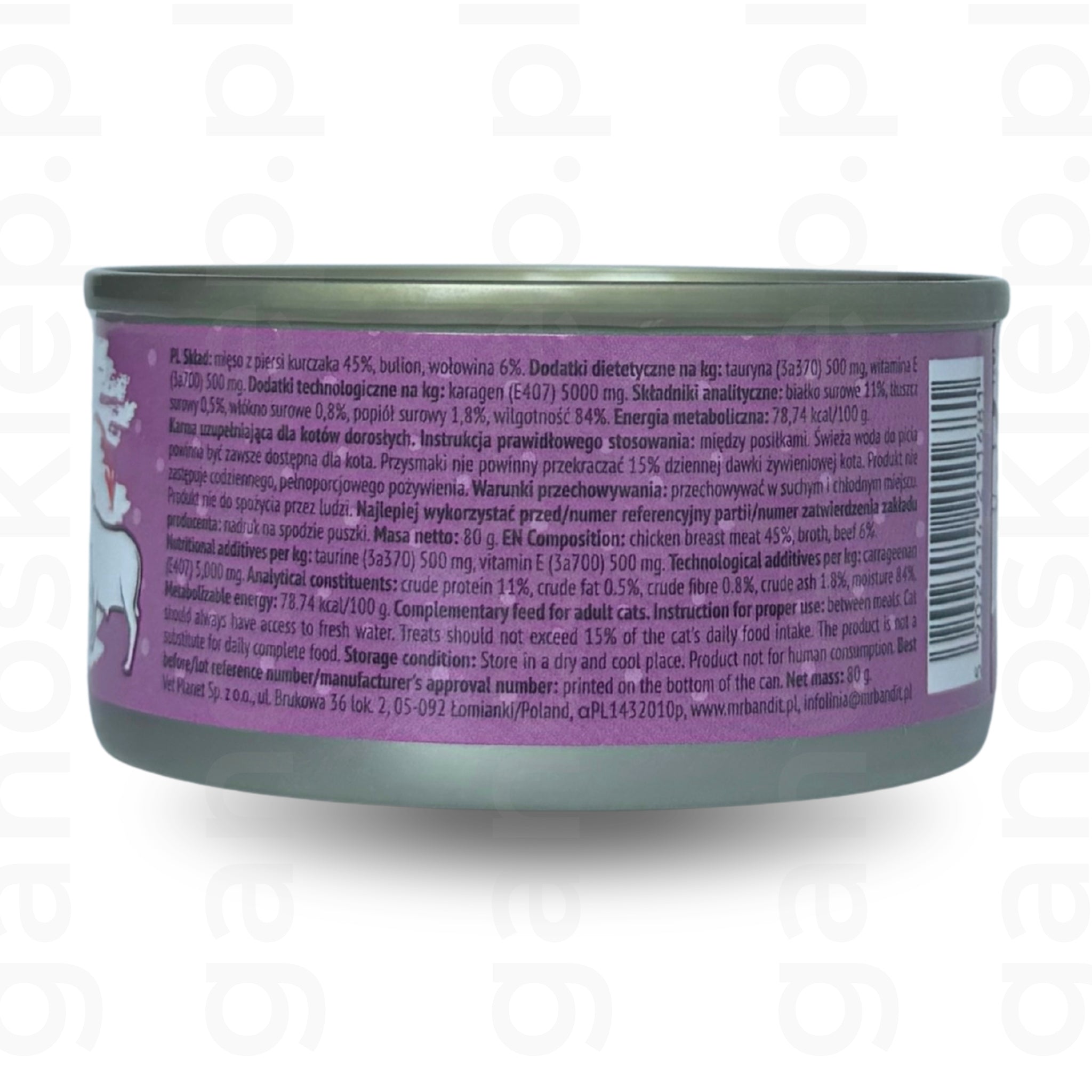 Mr. Bandit Jelly kurczak wołowina (80g)