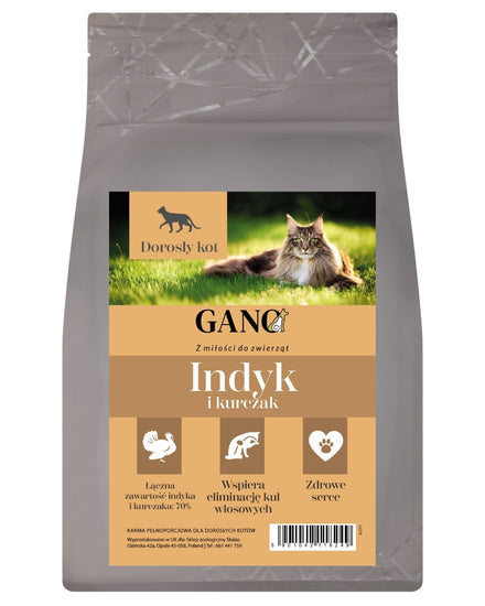 GANO Connoisseur Indyk i kurczak (100 g, 300g, 1,5kg, 5kg)