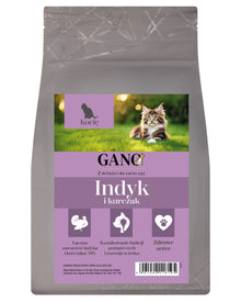 GANO Connoisseur Indyk i kurczak (kocięta) (100g, 300g, 1,5kg, 5kg)
