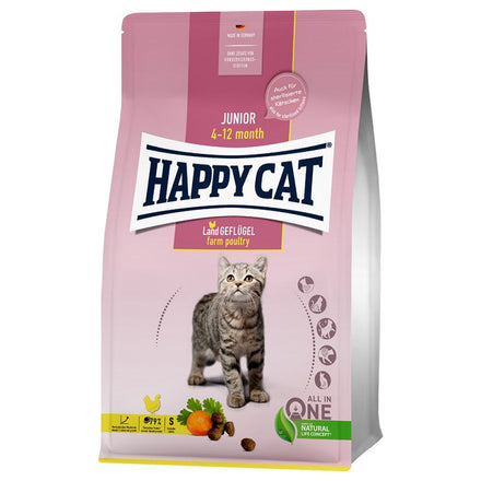 Happy Cat Junior Land-Geflügel (Drób) (1,3kg)