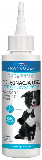 Francodex płyn do czyszczenia uszu dla dorosłych psów i kotów (125ml)