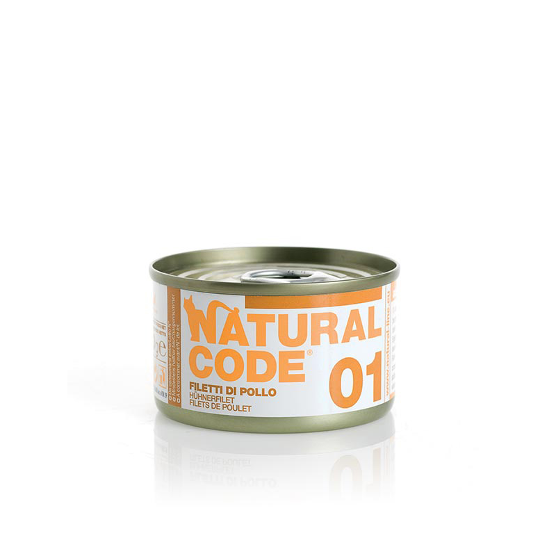 NATURAL CODE Cat 01 – filet z kurczaka (85g)