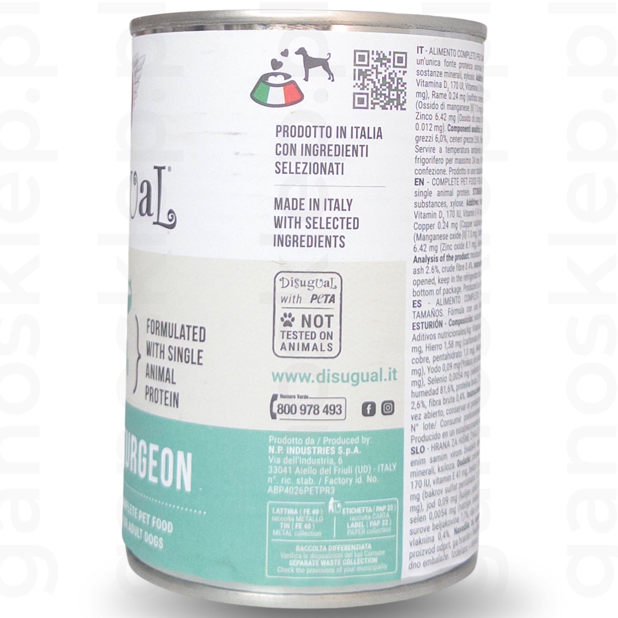 DISUGUAL Monoprotein – Jesiotr (400g)