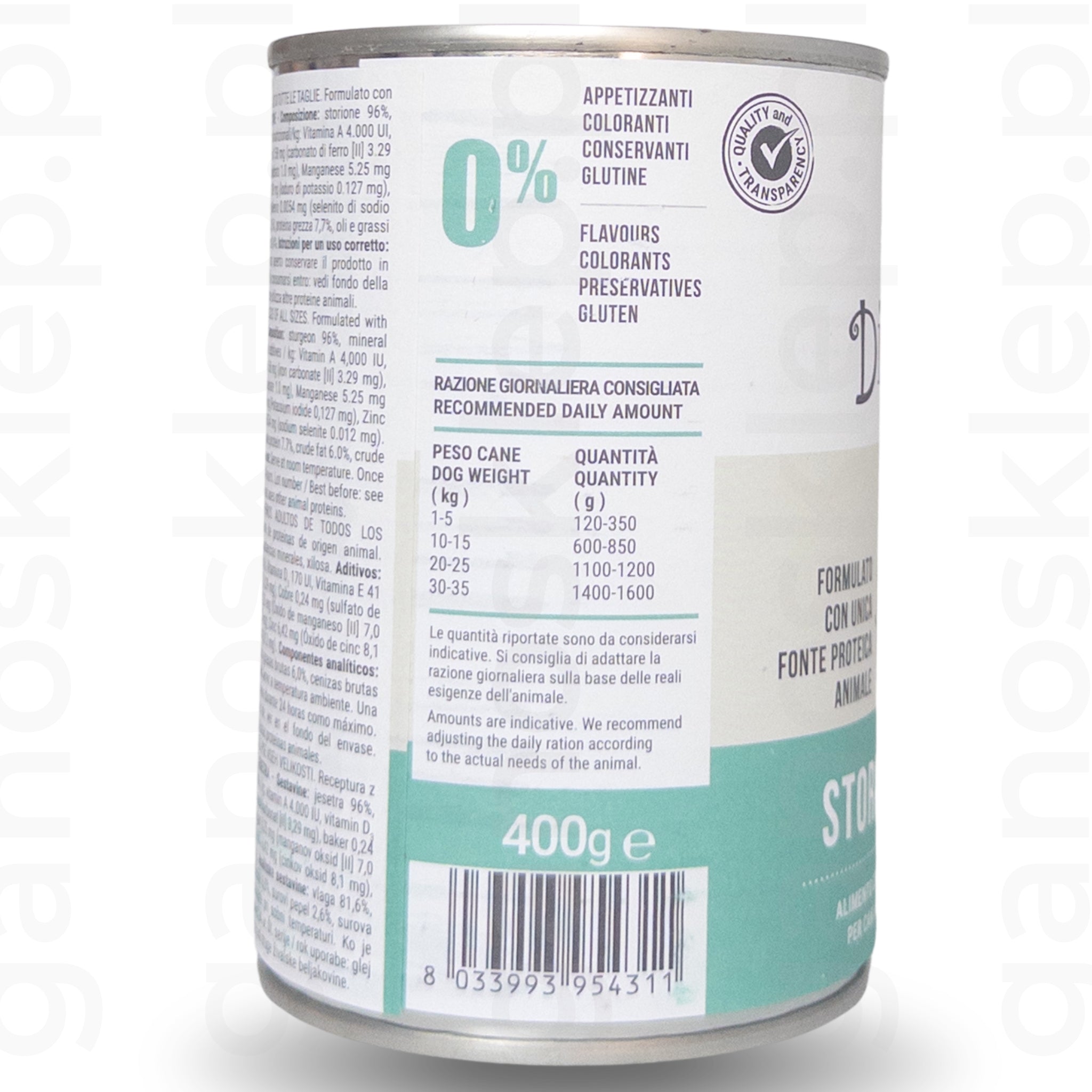 DISUGUAL Monoprotein – Jesiotr (400g)