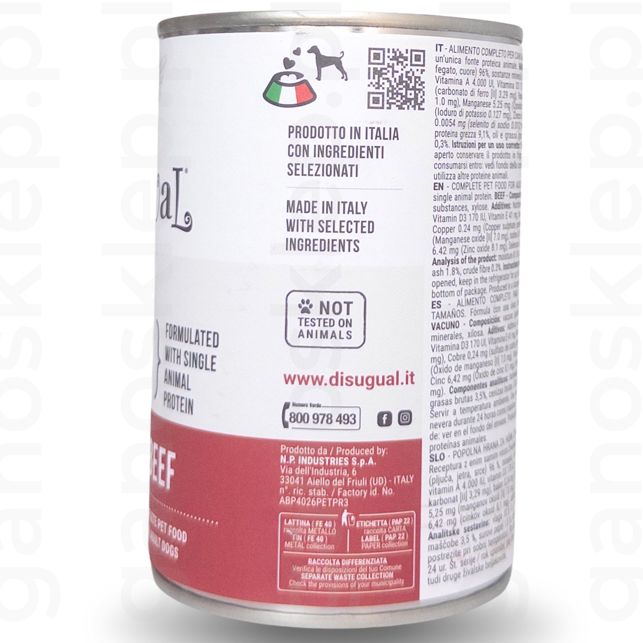 DISUGUAL Monoprotein – Wołowina (400g)