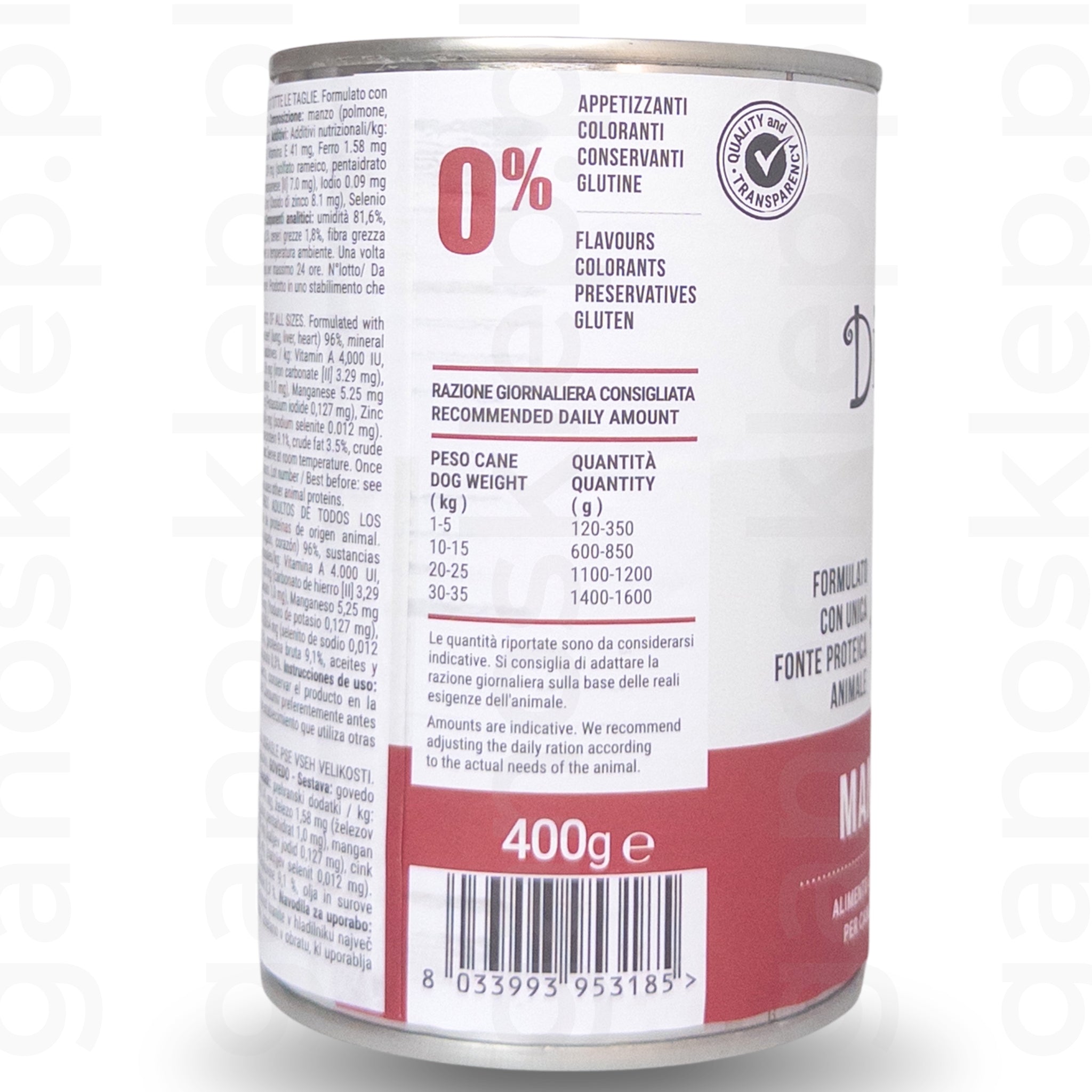 DISUGUAL Monoprotein – Wołowina (400g)