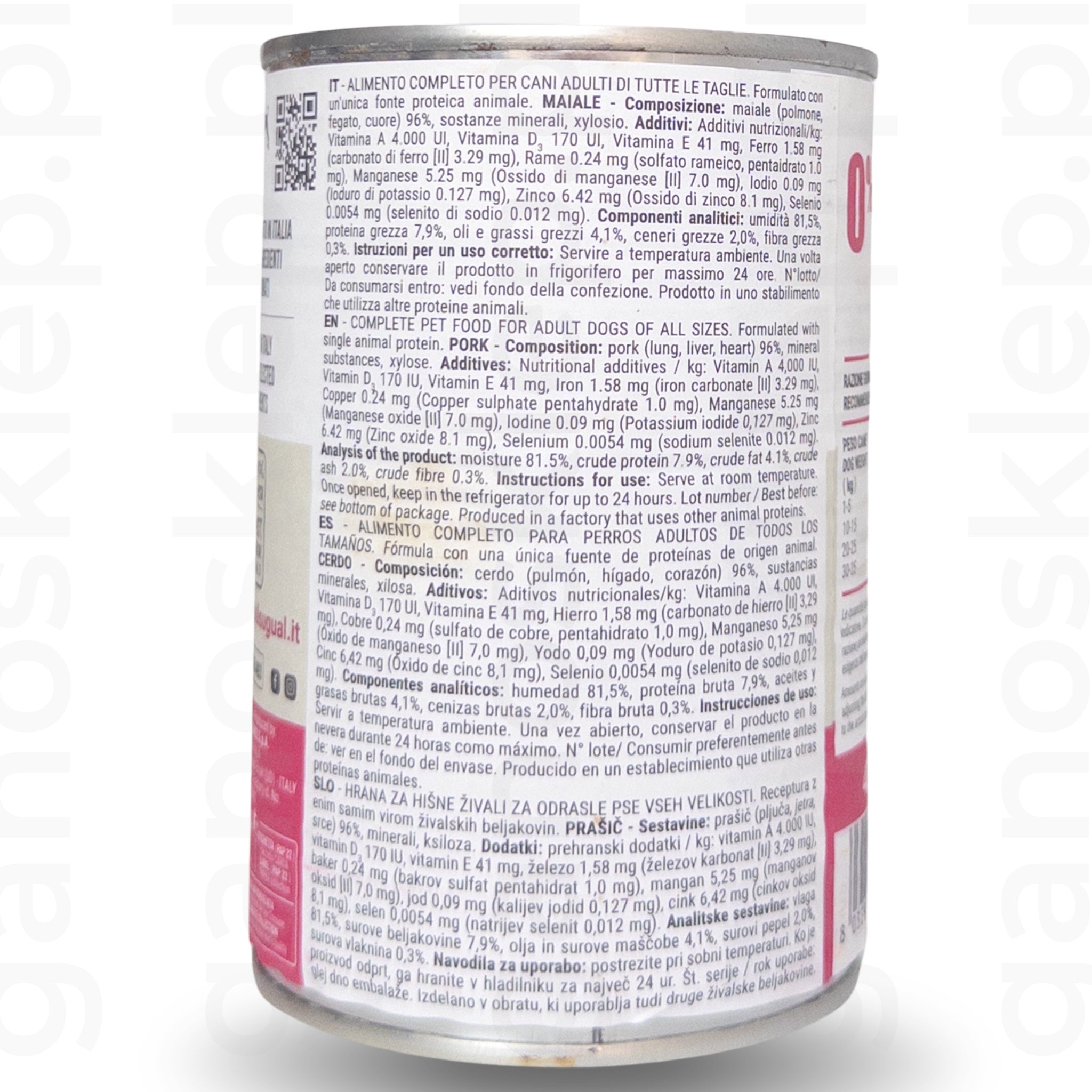DISUGUAL Monoprotein – Wieprzowina (400g)