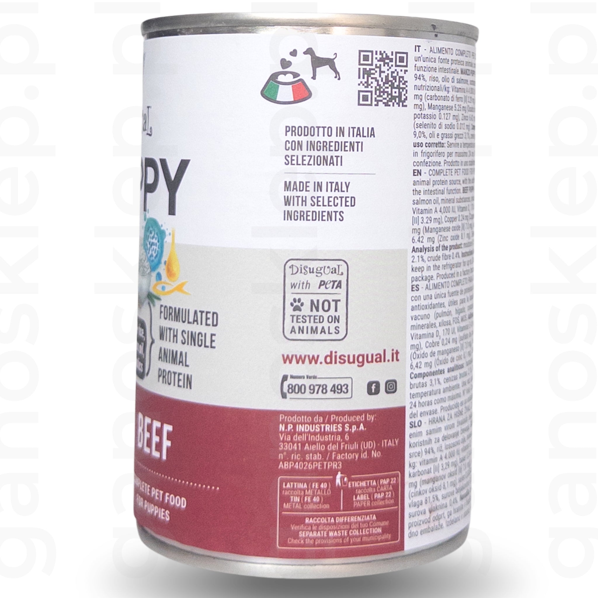 Dla szczeniąt DISUGUAL Puppy – Wołowina (150g, 400g)