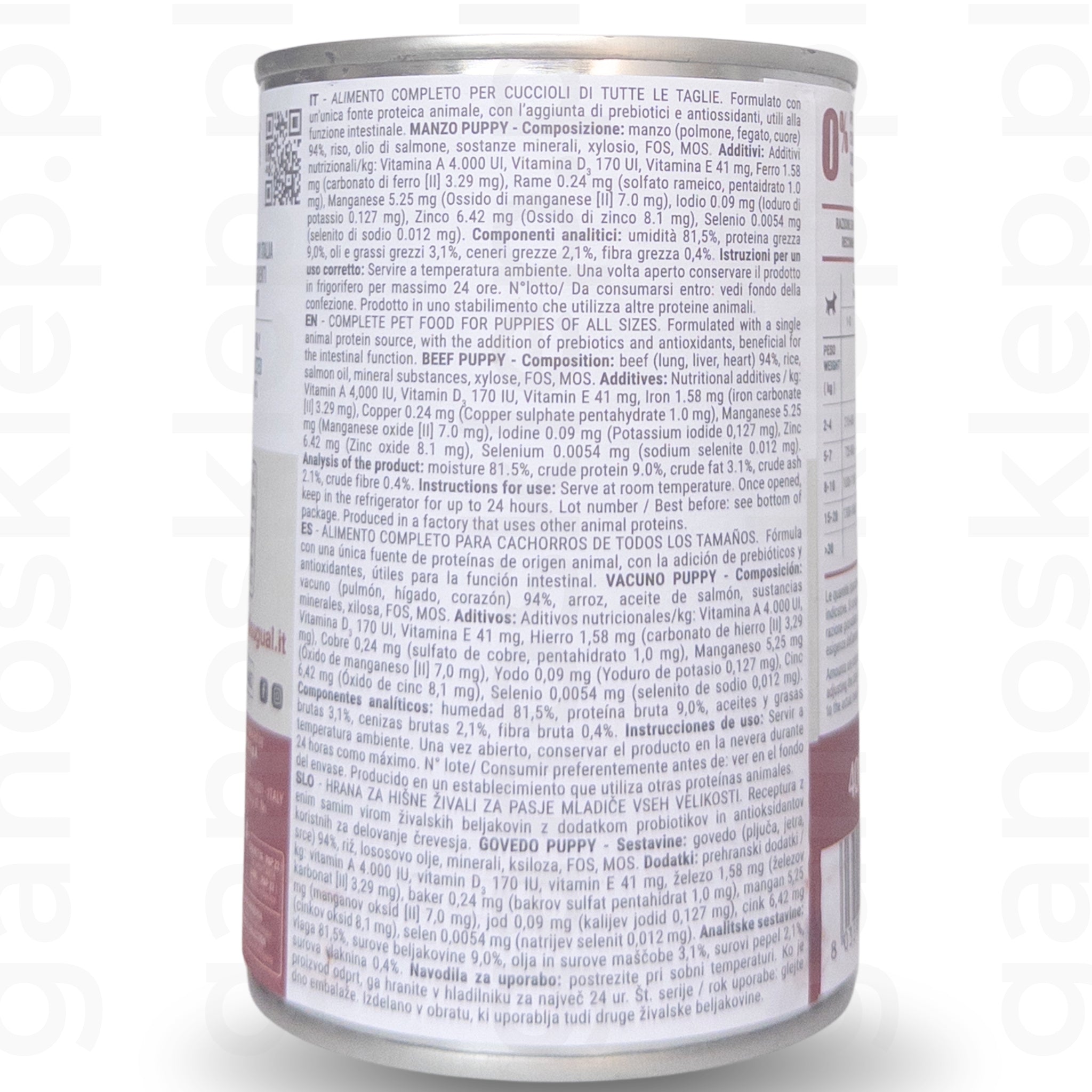 Dla szczeniąt DISUGUAL Puppy – Wołowina (150g, 400g)