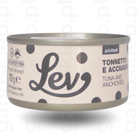 LEV – Karma uzupełniająca – tuńczyk i anchois (70g)