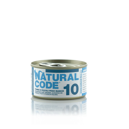 NATURAL CODE Cat 10 – tuńczyk i młode ryby (85g)