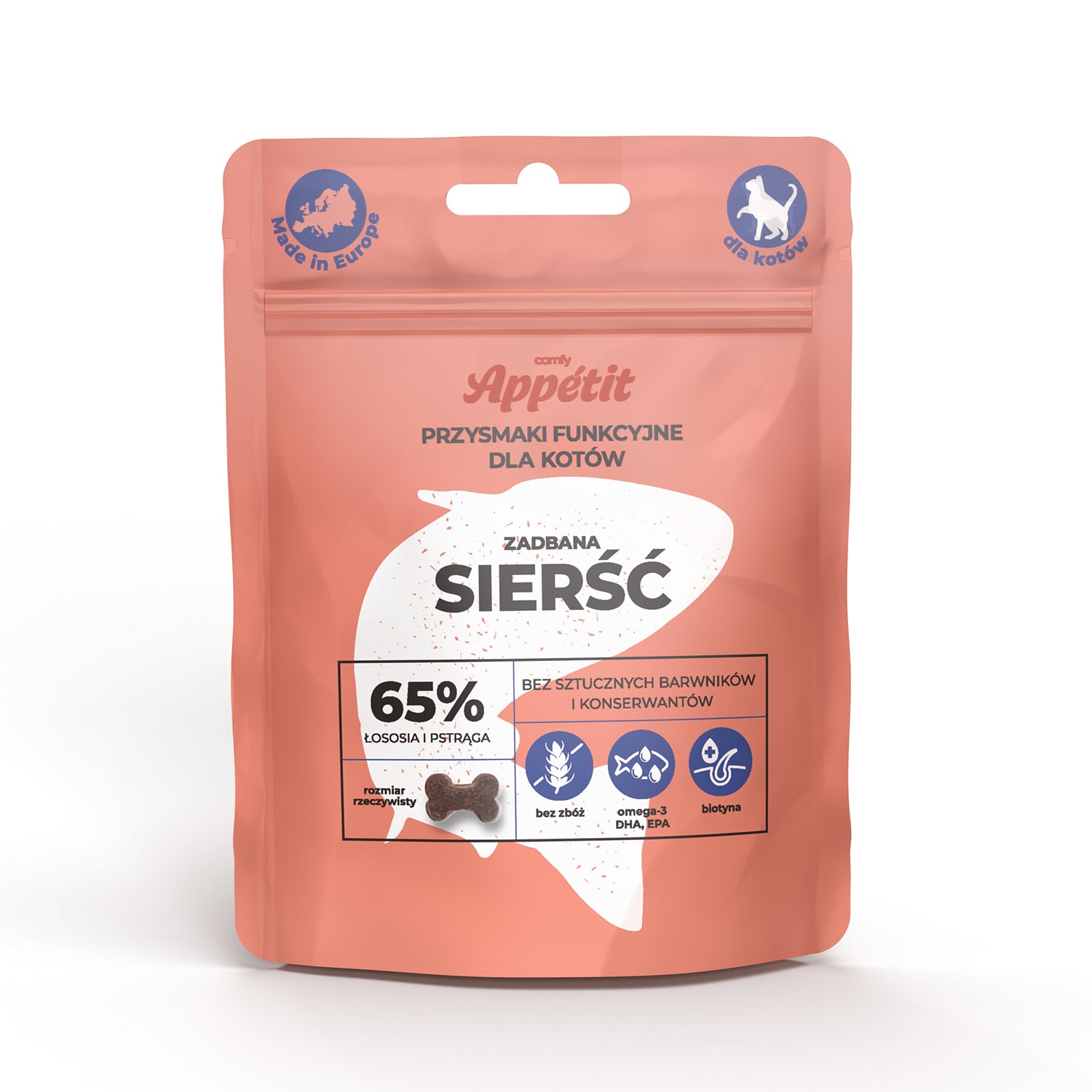 Comfy appetit – kot zadbana sierść (70g)