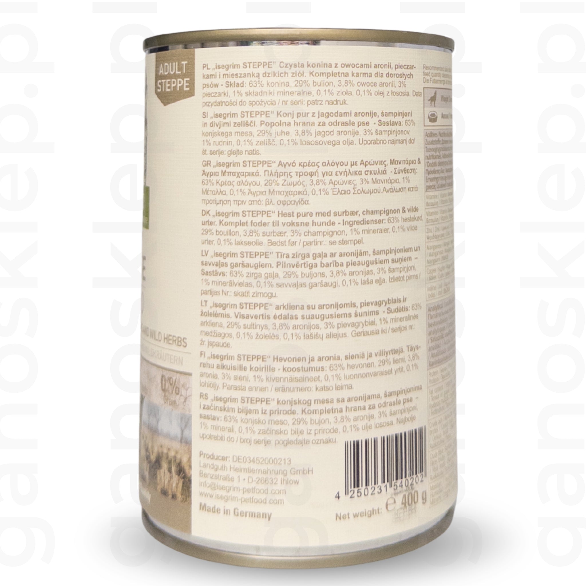 Isegrim Konina + Aronia, Grzyby i Dzikie Zioła dla Psa (400g)