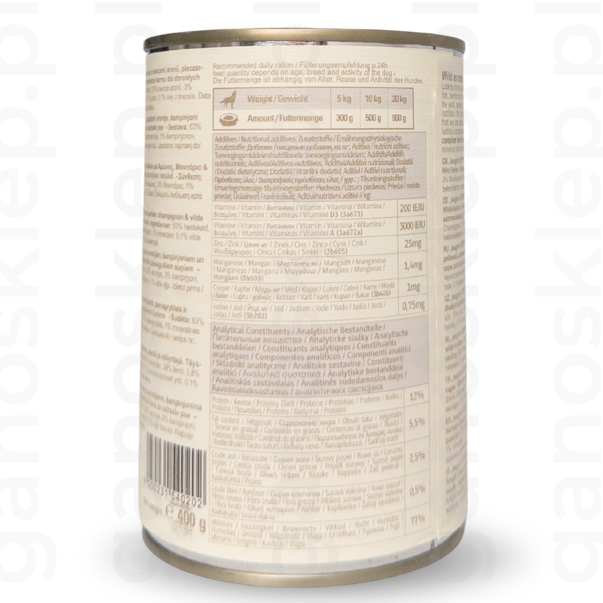 Isegrim Konina + Aronia, Grzyby i Dzikie Zioła dla Psa (400g)