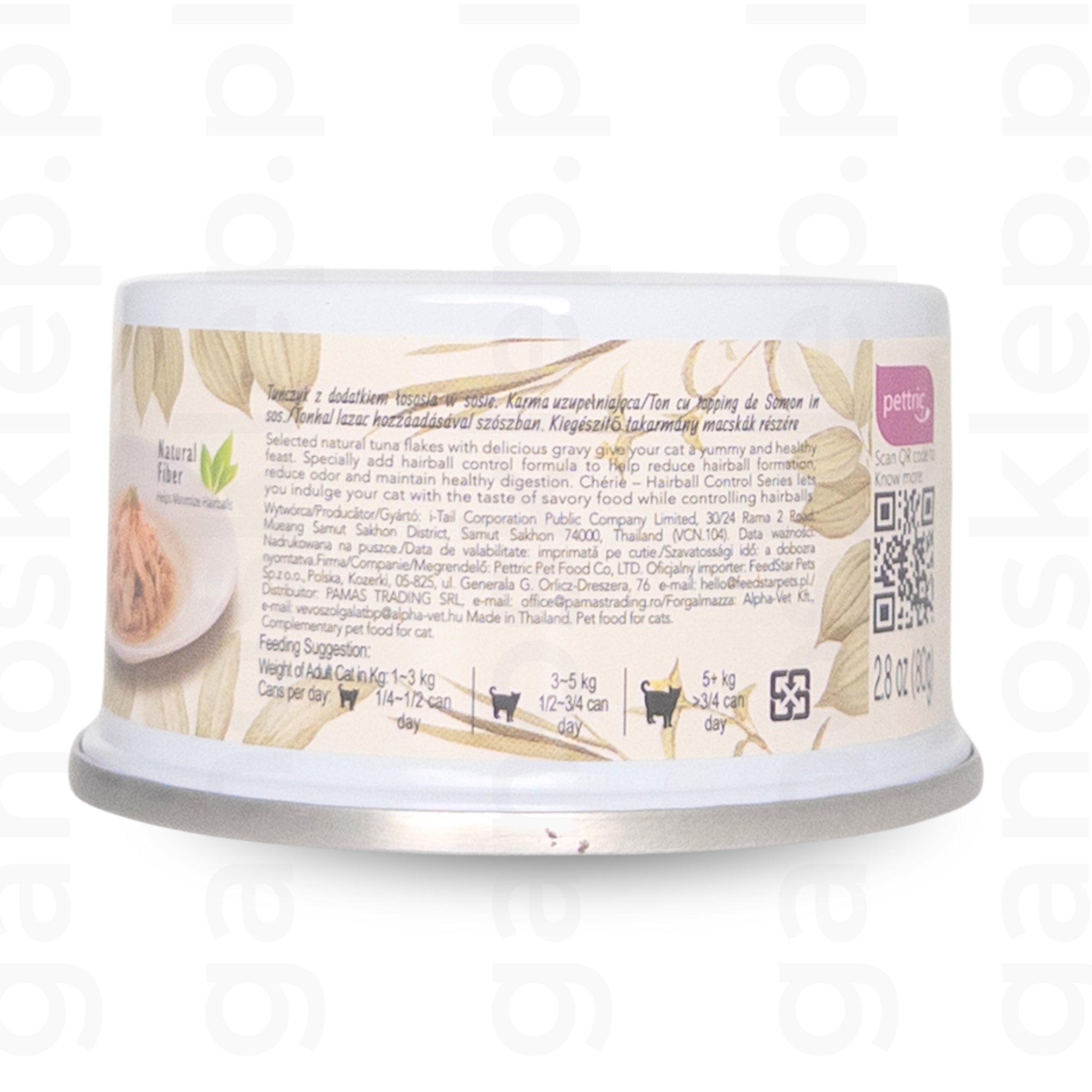 Cherie Mieszanka tuńczyka i łososia (80g) - mokra karma dla kota