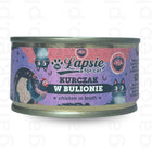 ŁAPSIE mokra karma dla kota Kurczak w bulionie (80g)