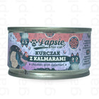 ŁAPSIE mokra karma kurczak z kalmarami w bulionie (80g)